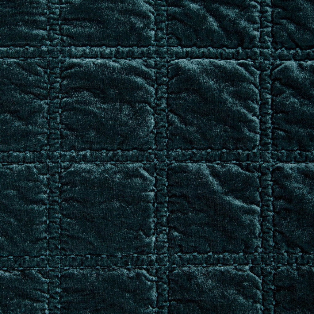 Stella Faux Silk Velvet Double Box Stitch Throw Throw