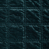 Stella Faux Silk Velvet Double Box Stitch Throw Throw