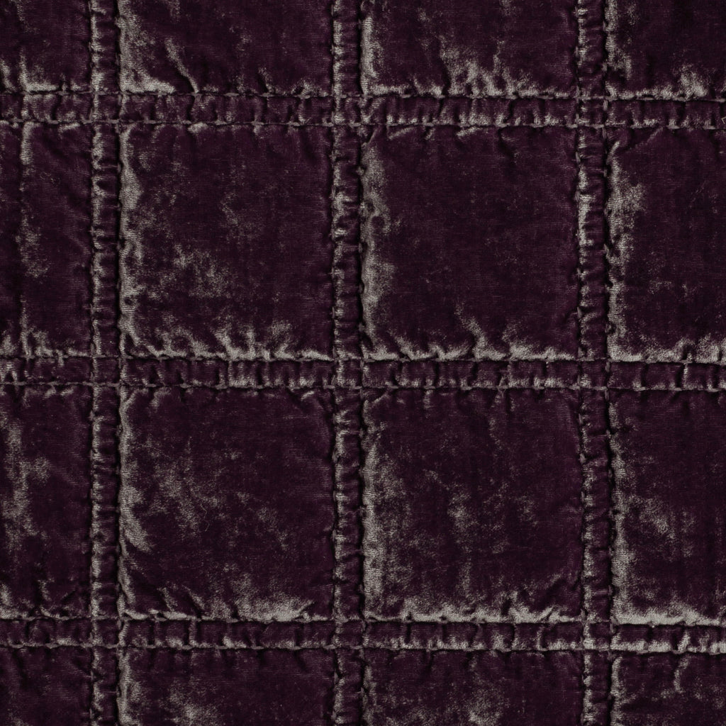Stella Faux Silk Velvet Double Box Stitch Throw Throw