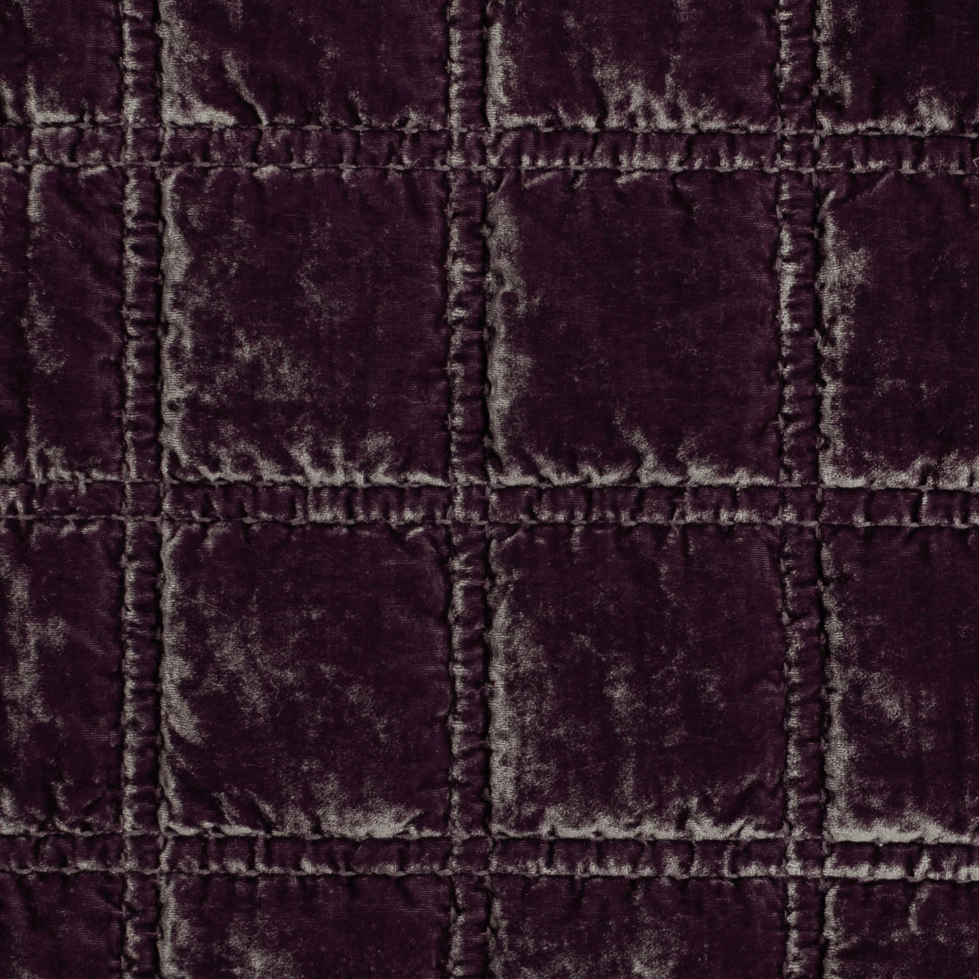 Stella Faux Silk Velvet Double Box Stitch Throw Throw