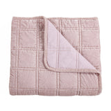 Stella Faux Silk Velvet Double Box Stitch Throw Throw