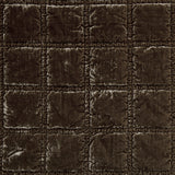 Stella Faux Silk Velvet Double Box Stitch Throw Throw