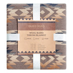 Taos Wool Blend Blanket Set Throw