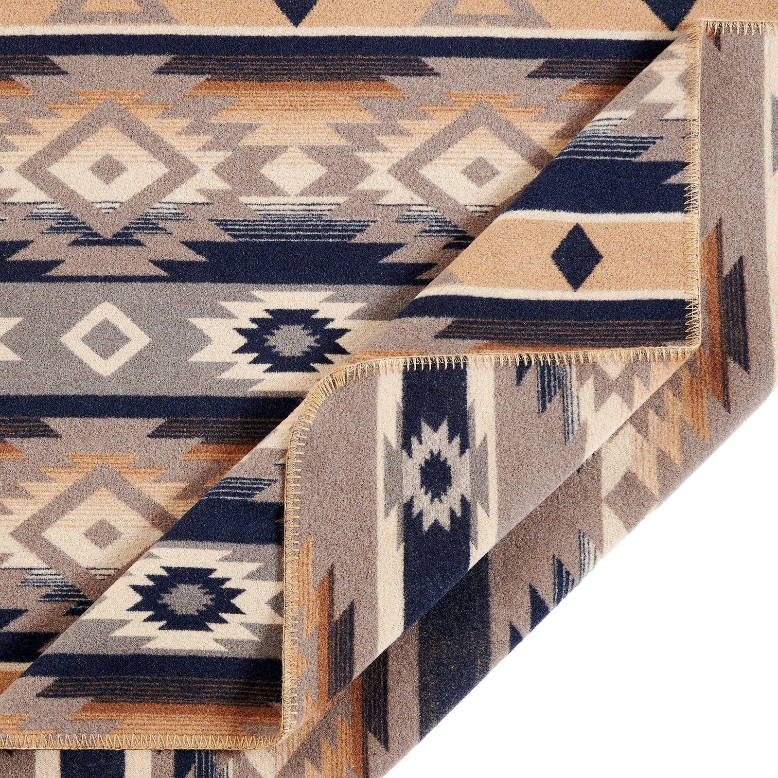 Taos Wool Blend Throw Blanket Throw