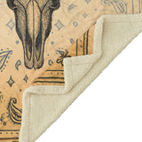 Marston Longhorn Campfire Sherpa Throw Throw Throw