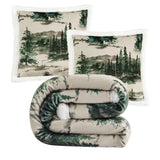 Joshua Campfire Sherpa Throw Throw Set Throw
