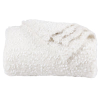 Pebble Creek Super Soft Throw Blanket White Throw