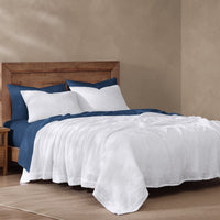 Cotton Voile Blanket Set Twin / White