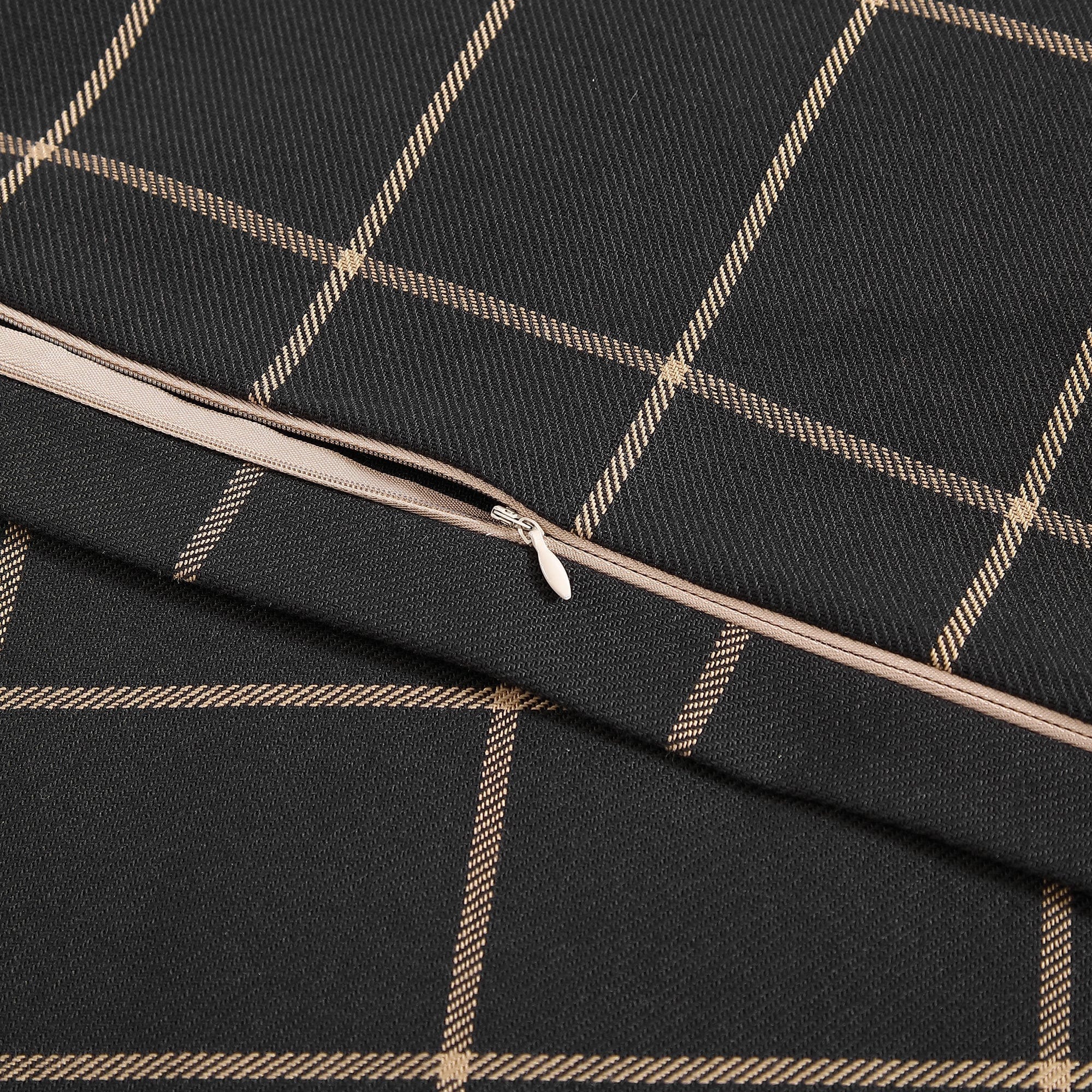 Windowpane Plaid Euro Sham | Paseo Road by HiEnd Accents