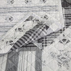 Patchwork Prairie Reversible Quilt Set Quilt