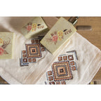 Sedona Aztec 3-PC Bath Towel Set, Cream Cream Bath Towel