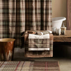 Huntsman Plaid 3PC Towel Set, Cream Bath Towel