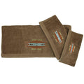 Mesa 3-PC Bath Towel Set, Mocha Bath Towel