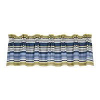 Beaufort Blue & Yellow Kitchen Valance