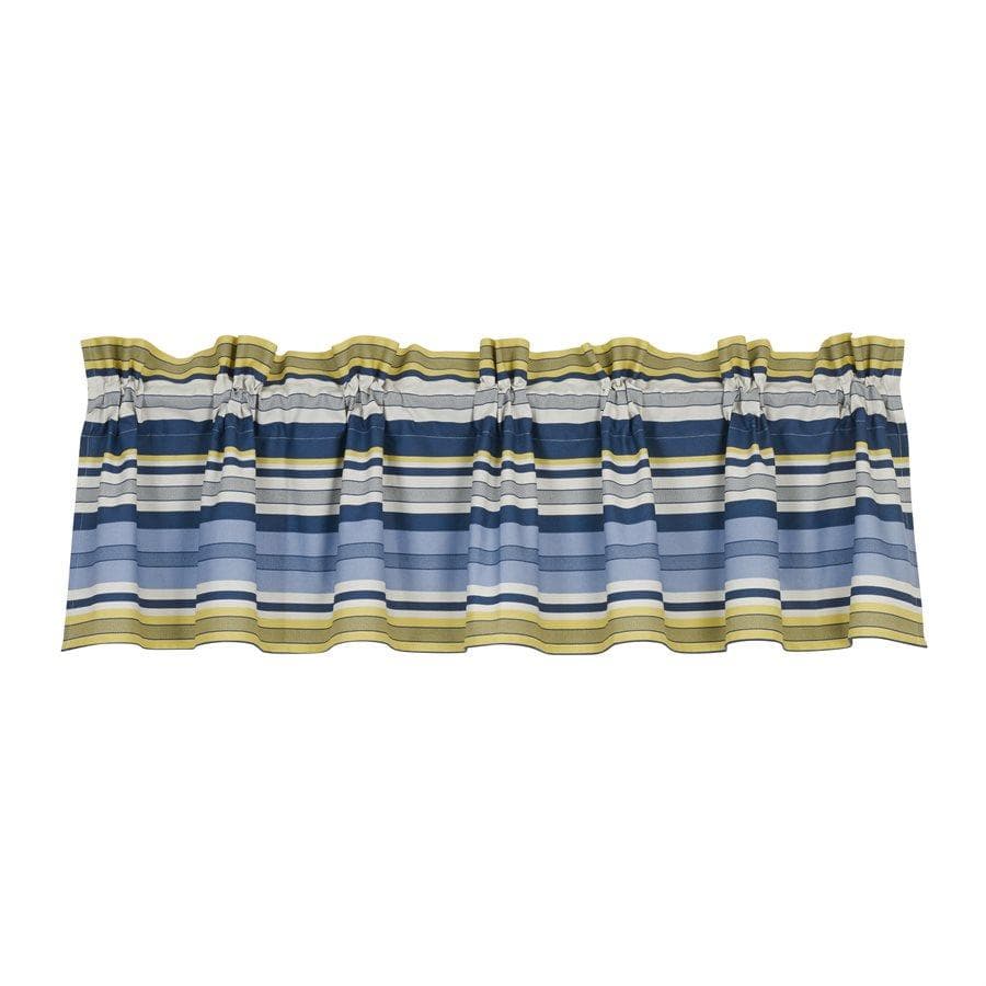 Beaufort Blue & Yellow Kitchen Valance