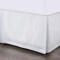 Embroidered Border Bed Skirt Bed Skirt