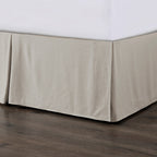 Hera Tailored Linen Bed Skirt Queen / Light Tan Bed Skirt