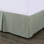 Hera Tailored Linen Bed Skirt Queen / Sage Bed Skirt