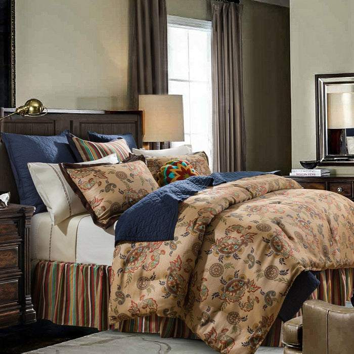Tammy Multicolor Stripe Bed Skirt Bed Skirt