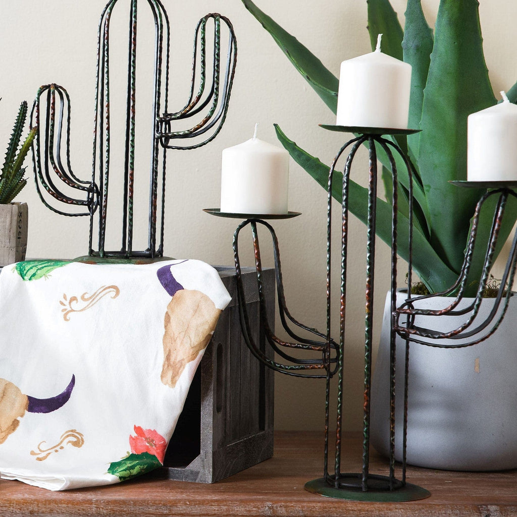 Cactus 3-Pillar Candle Holder Candle Holder