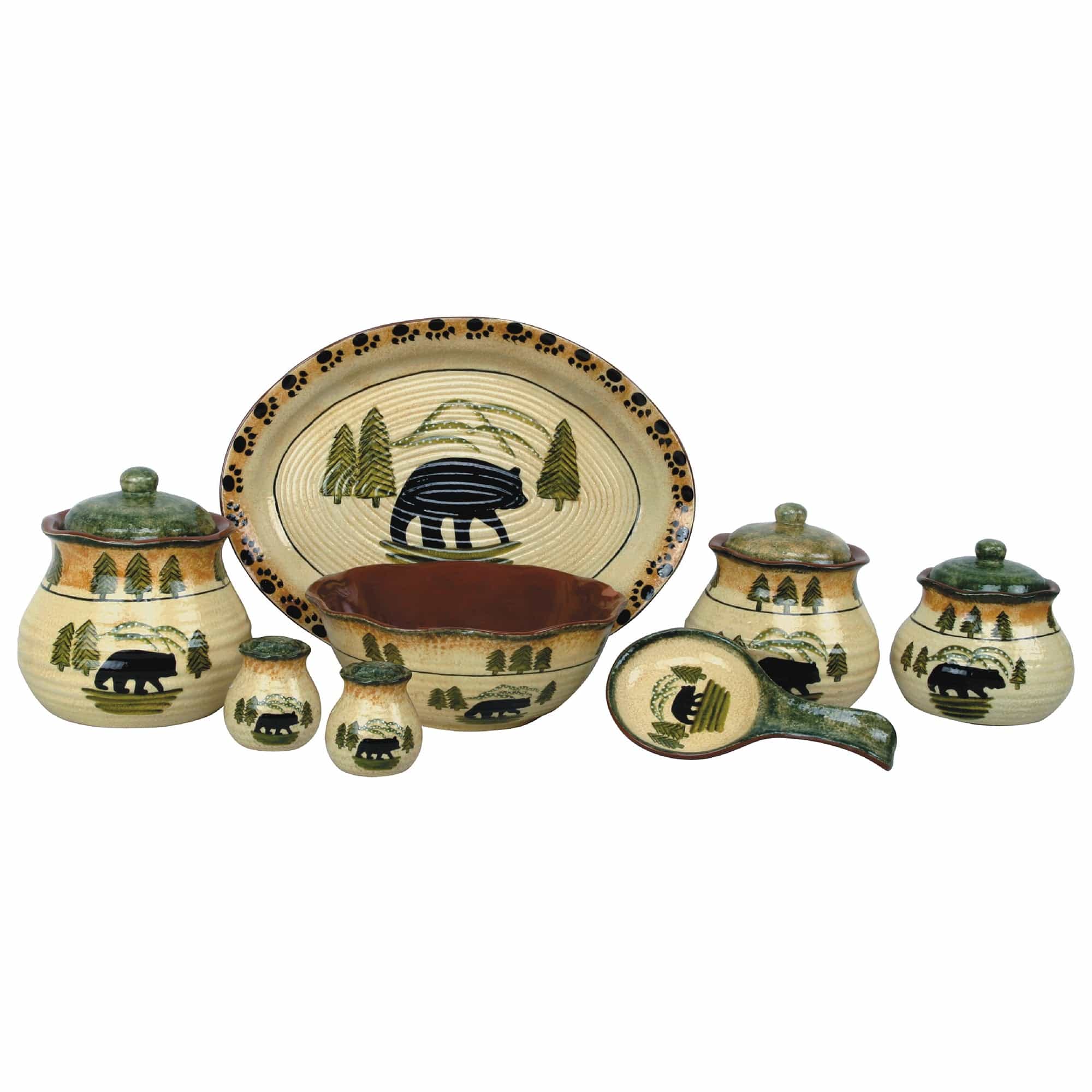 Bear 3PC Canister Set Canister