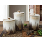 Clearwater Pines 3PC Canister Set Canister