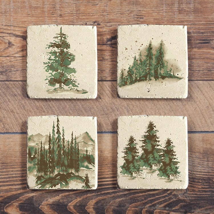 4 PC Joshua Coaster Set Coaster