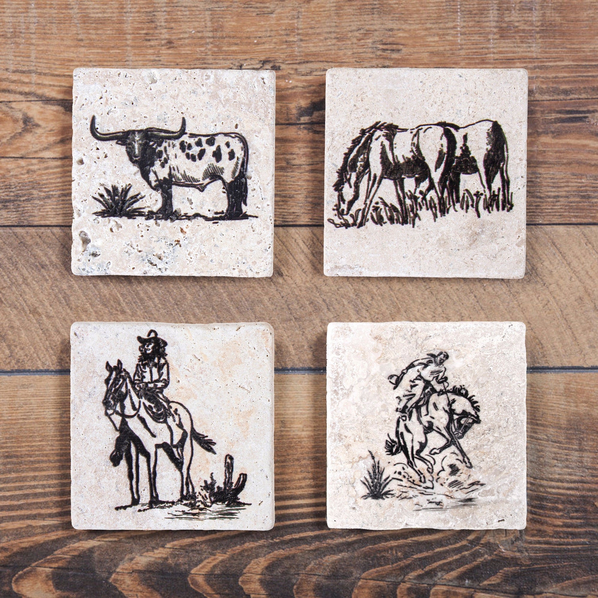 Ranch Life Coaster, Set of 4 Coaster