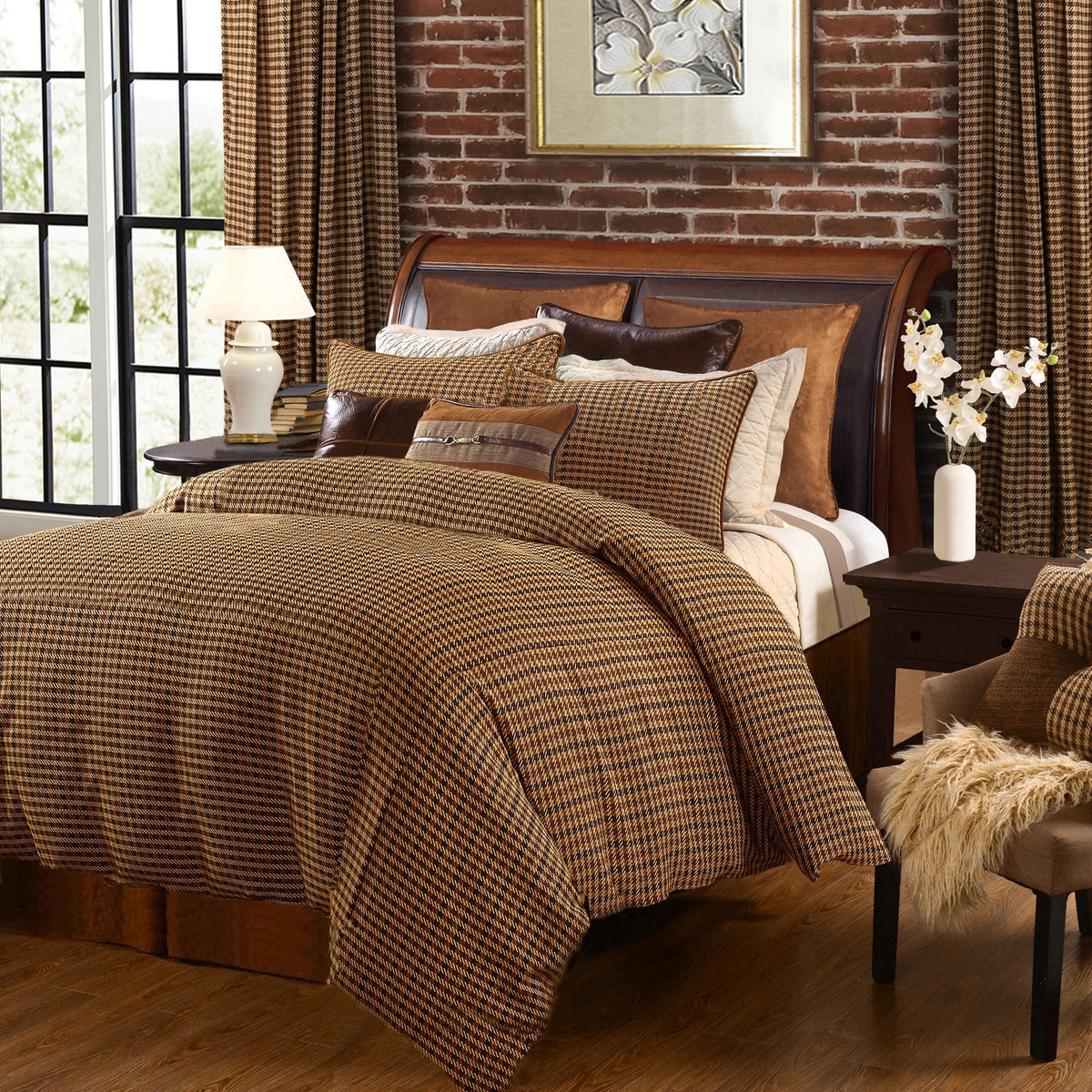 Clifton Houndstooth Bedding Set | Paseo Road