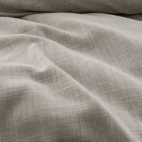 Hera Washed Linen Flange Bedding Set Comforter / Duvet Cover