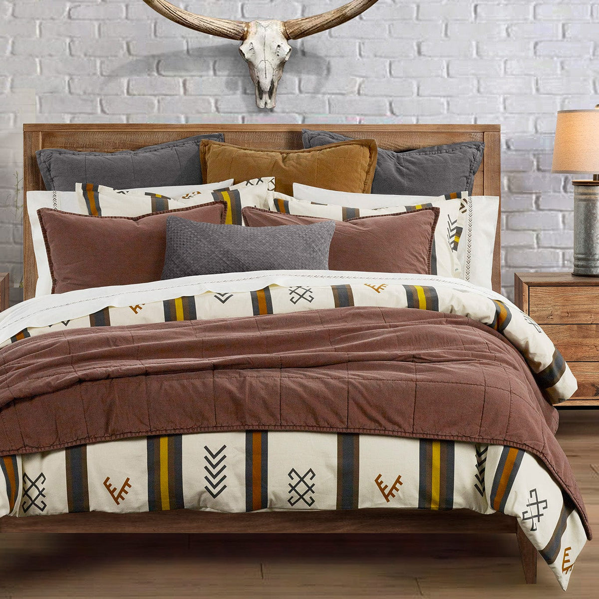 Better Homes & Gardens 3-Piece Terracotta Tonal Matelasse Duvet Cover Set,  King 