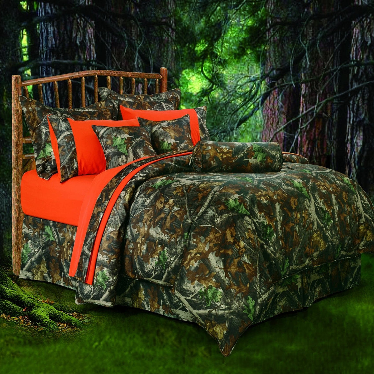 Oak Camo Comforter Set Paseo Road by HiEnd Accents