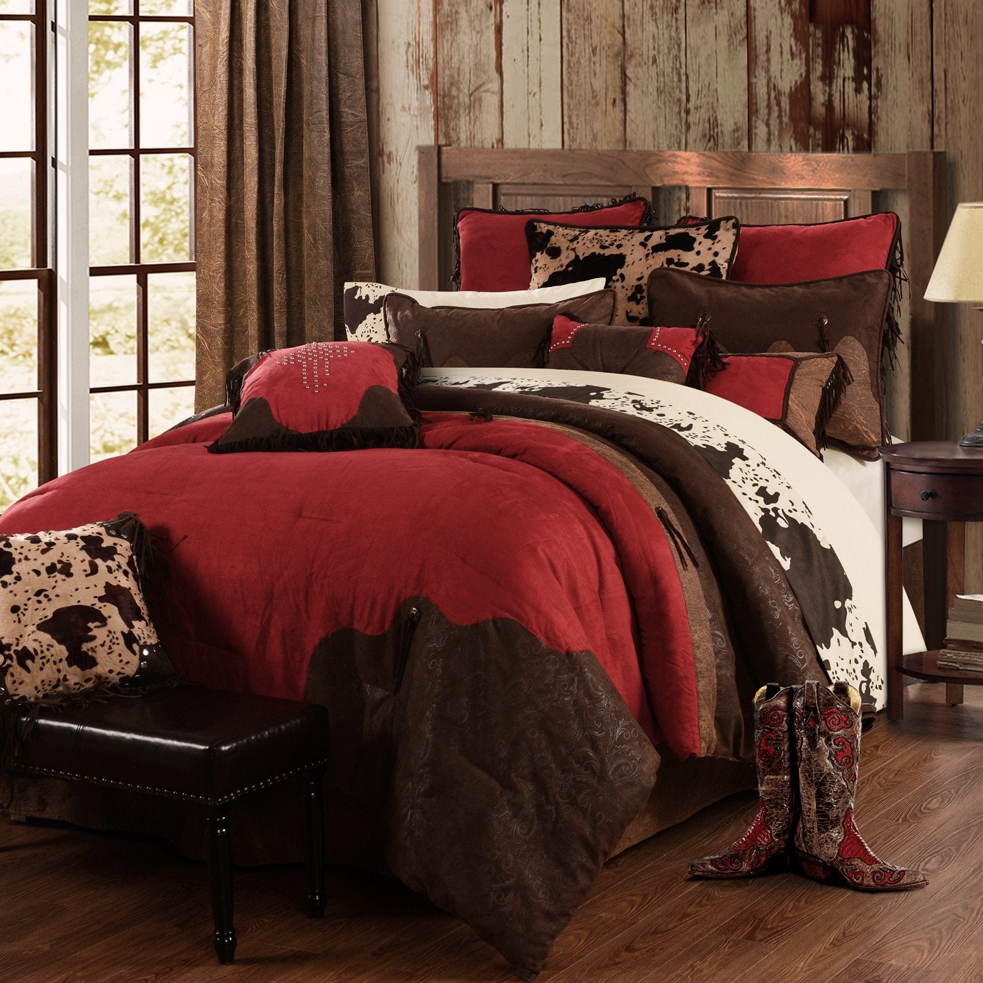 Red Rodeo Comforter Set Comforter