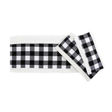 Camille Buffalo Check 5 PC Bath Accessory and Towel Set Complete Bathroom Sets