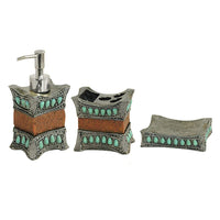 Cheyenne Complete 8 PC Western Bathroom Set Complete Bathroom Sets