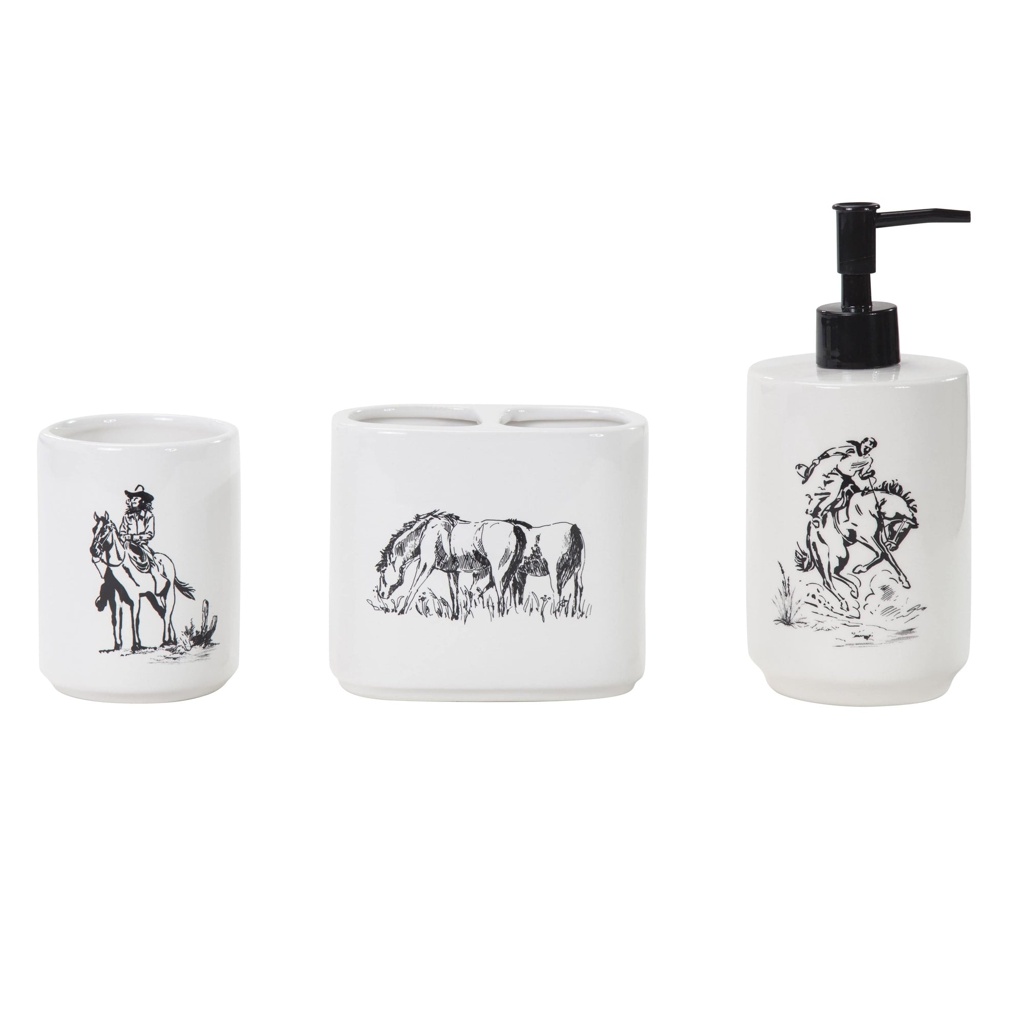 Ranch Life 3PC Countertop Bathroom Set