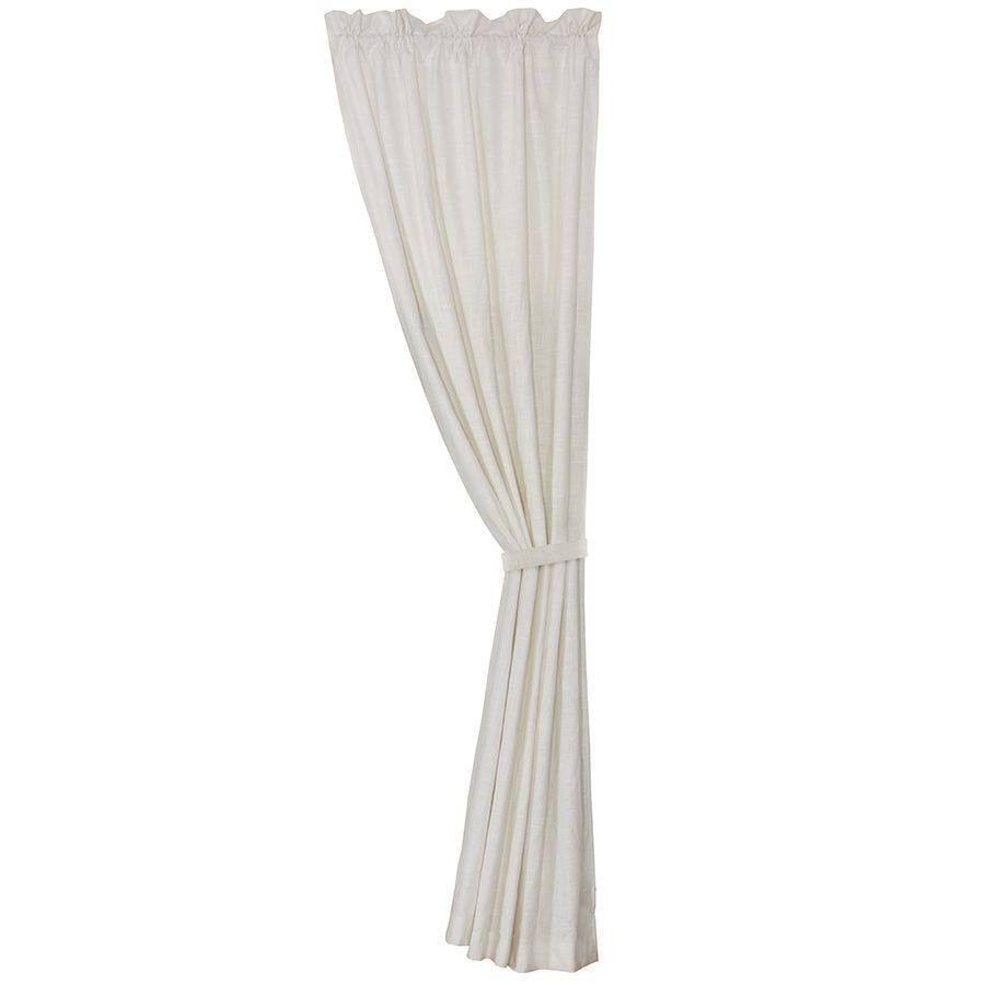 Newport White Linen Single Panel Curtain Curtain
