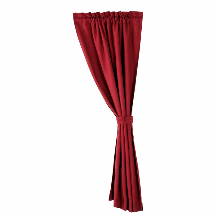 Red textured curtain , 48x84 Curtain
