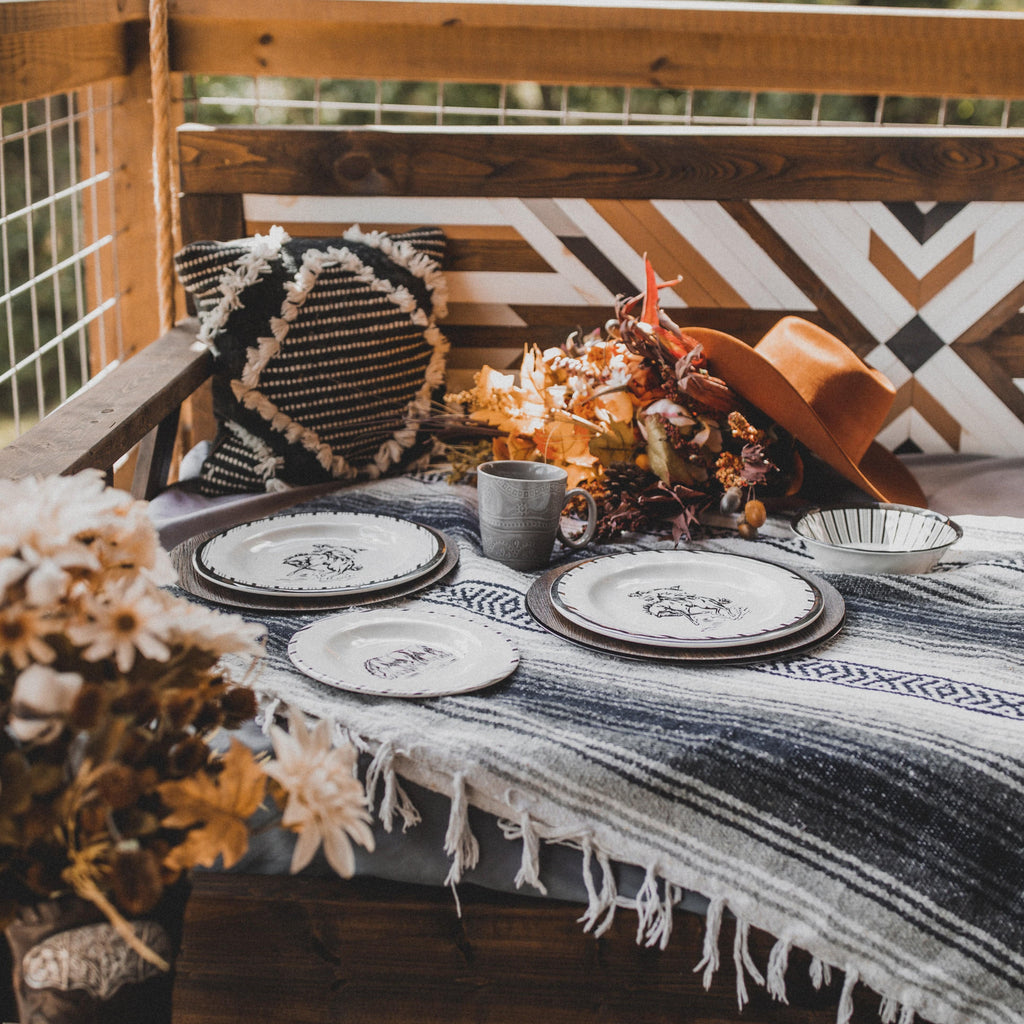 Ranch Life Melamine Bowls, Set of 4 Dinner Bowl