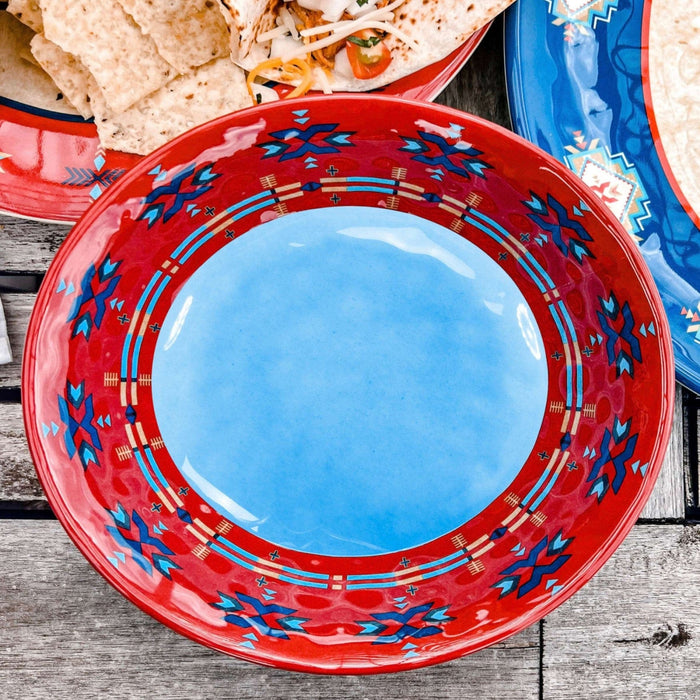 Aztec Bear 14PC Melamine Dinnerware Set – HiEnd Accents