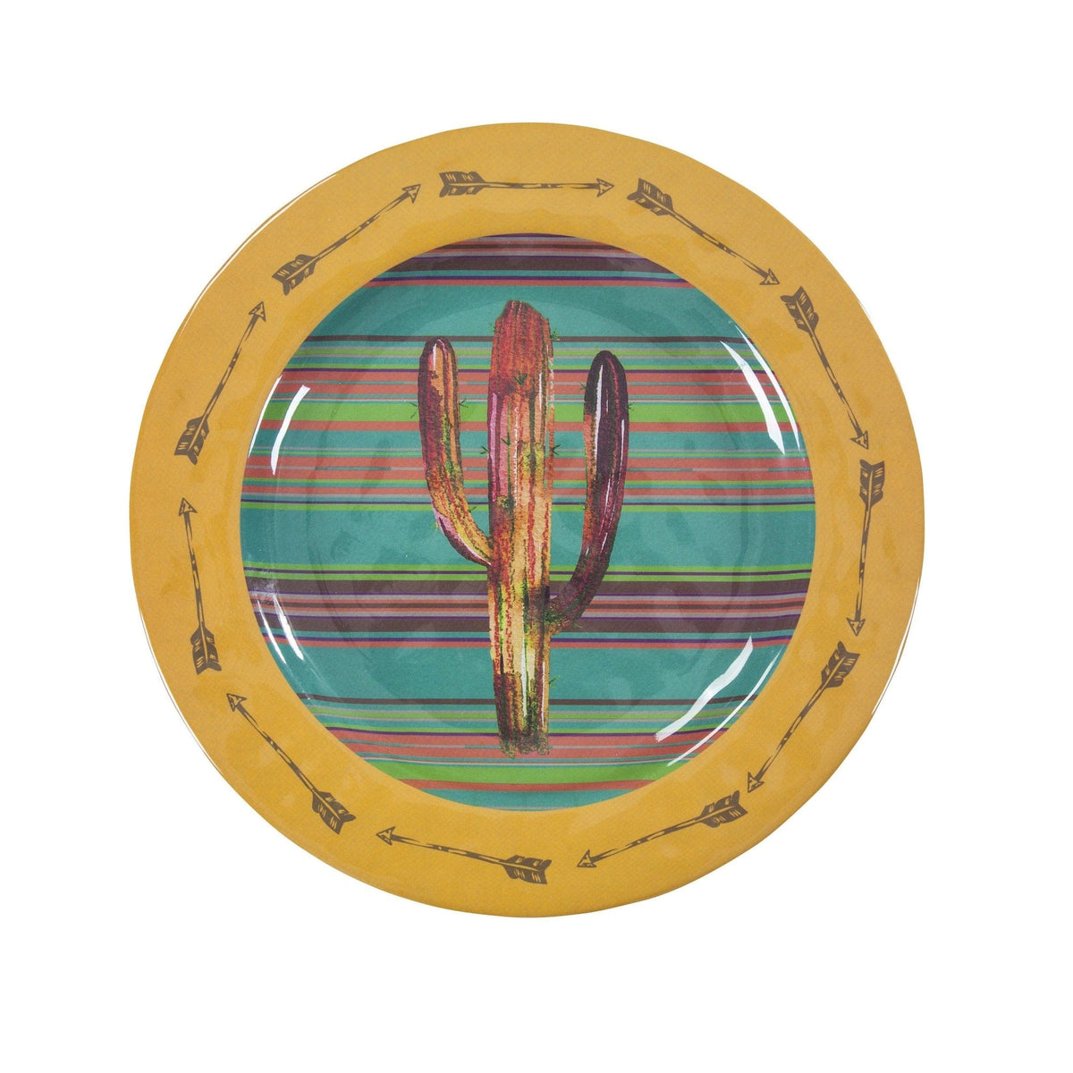 Colorful Cactus melamine dinnerware