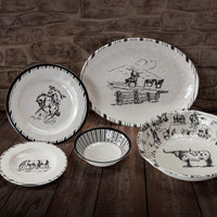 Ranch Life Melamine Dinner Plates, Set of 4 Dinner Plate