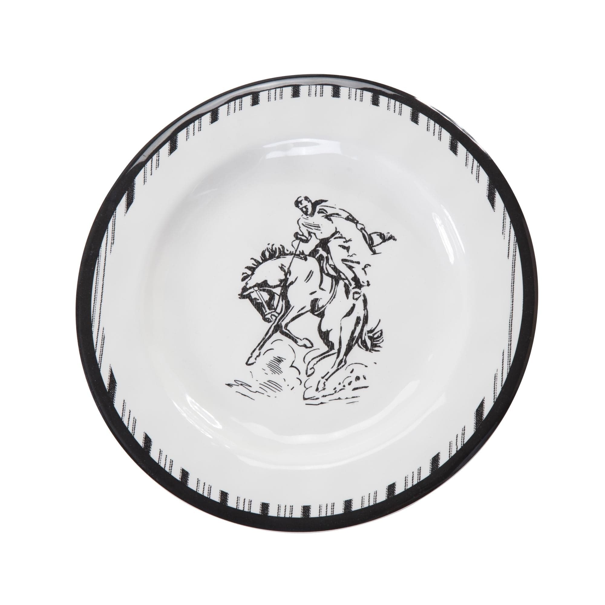 Ranch Life Melamine Dinner Plates, Set of 4 Dinner Plate