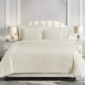 Velvet Duvet Cover Set Super Queen / Cream Duvet Cover