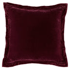 Stella Faux Silk Velvet Flanged Euro Sham Euro Sham