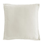Stonewashed Cotton Canvas Euro Sham Natural Euro Sham