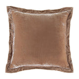 Stella Faux Silk Velvet Flanged Euro Sham Euro Sham