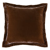 Stella Faux Silk Velvet Flanged Euro Sham Euro Sham