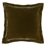 Stella Faux Silk Velvet Flanged Euro Sham Euro Sham