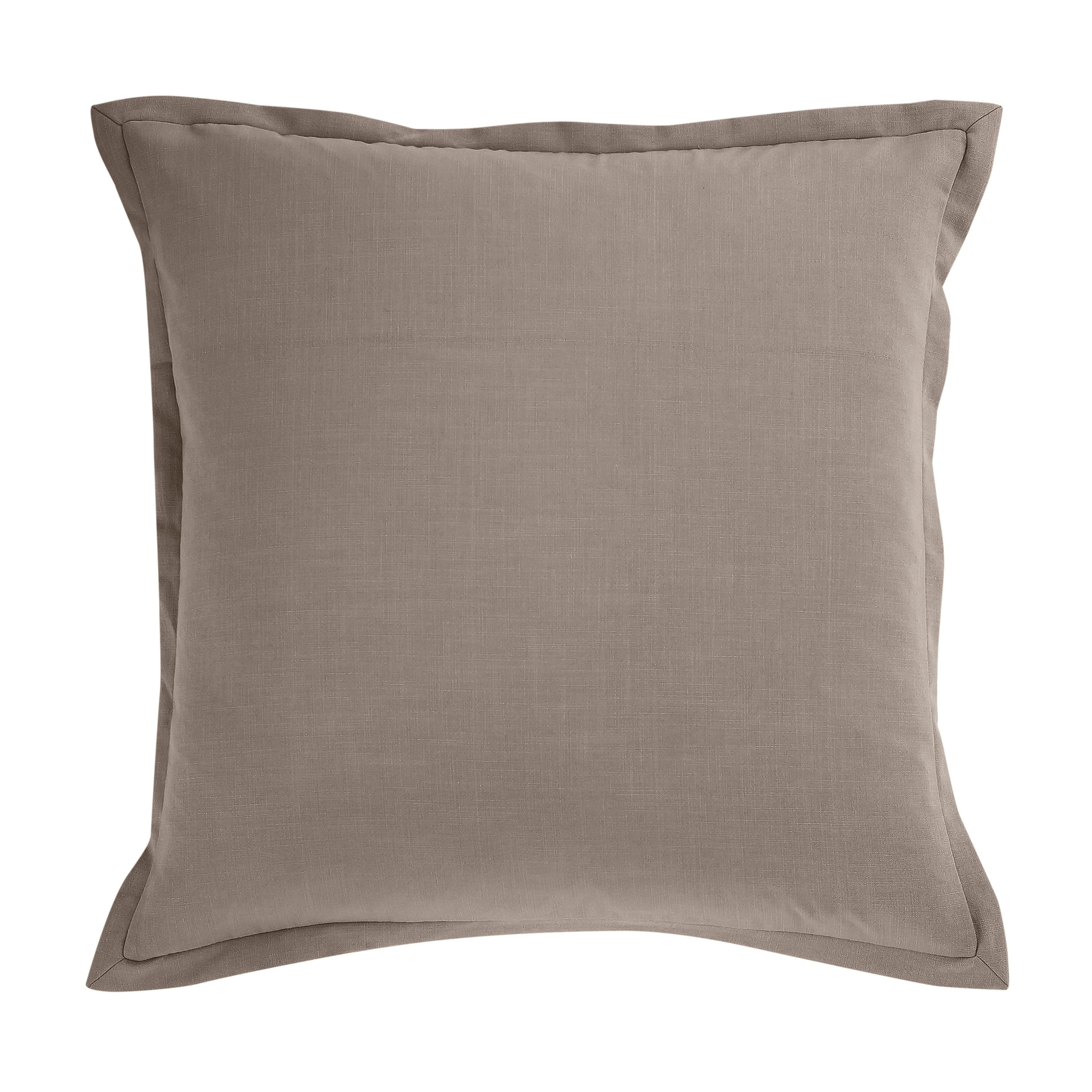 Trent Solid Linen Euro Sham, 27X27 Euro Sham